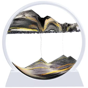 Moving sand art decoration