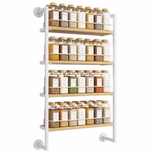 Wall mount spice rack
